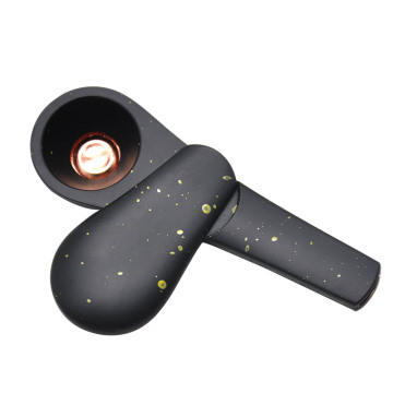 Wholesale Zinc Alloy 96mm Weed Smoking Pipe Tobacco Magnetic Connected with Spray Spot Design Weed pipe smoking accessories